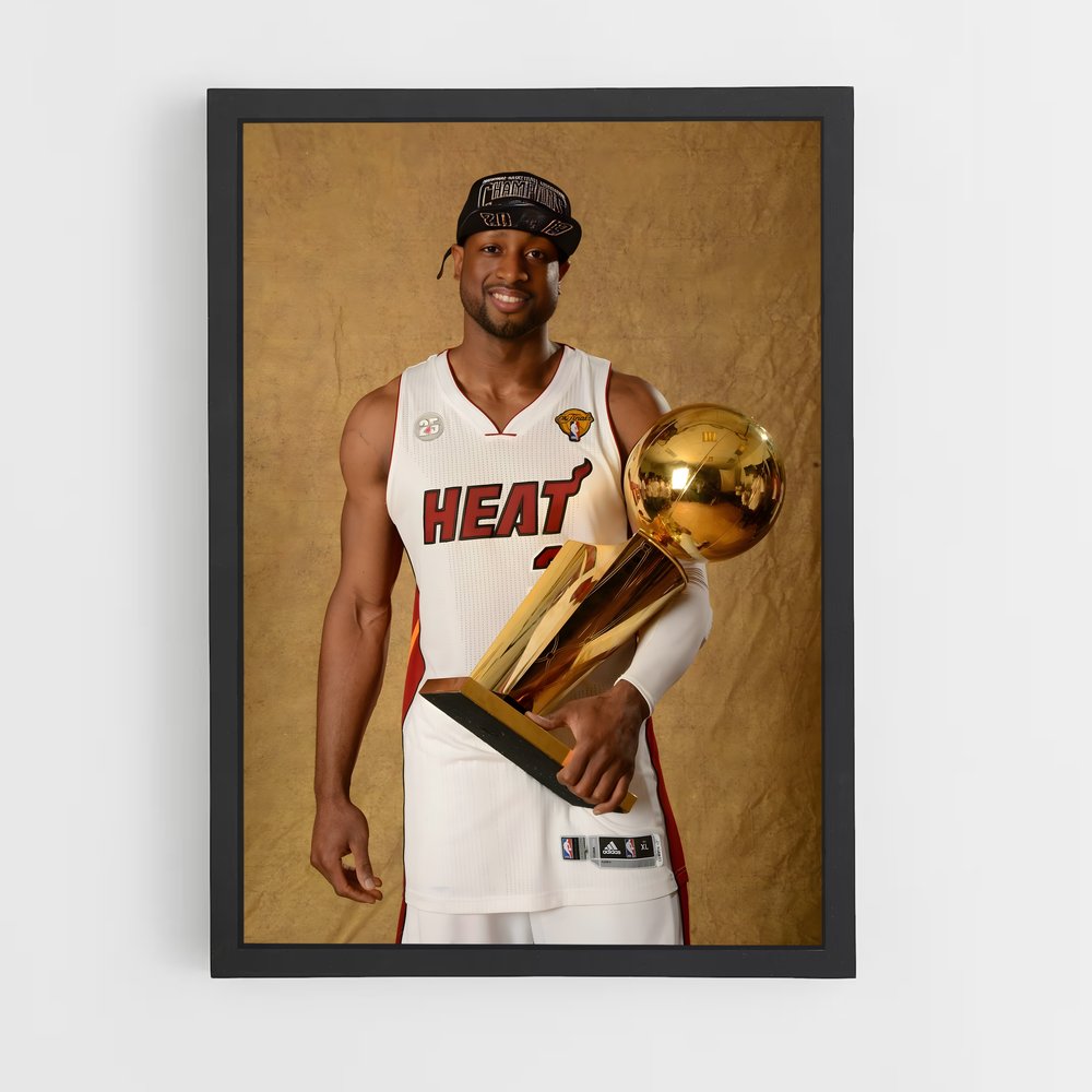 Poster Champion Dwyane – affiche Basketball (vue 2)